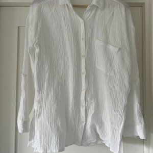 BB Dakota Steve Madden Gauze Button Up Shirt